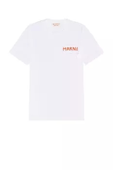 Футболка Marni, цвет Lily White