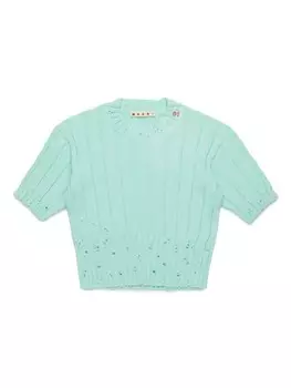 Футболка Marni Kids, зеленый
