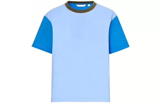 Футболка Marni Marni Co-Branding Unisex Teal Uniqlo, голубой