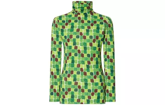 Футболка Marni X женская зеленая Uniqlo
