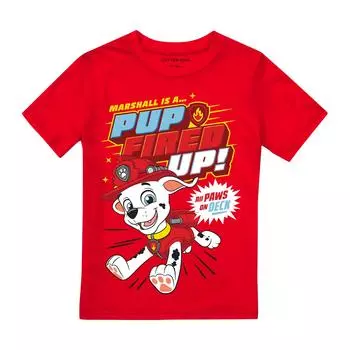 Футболка Marshall Pup Fired Up Paw Patrol, красный