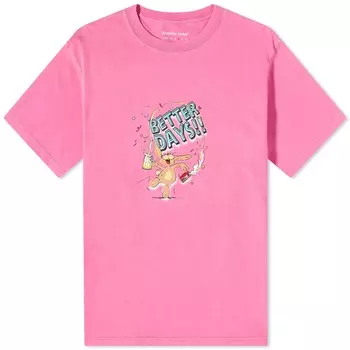 Футболка Martine Rose Classic Better Days Bunny, розовый