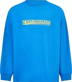 Футболка Martine Rose Oversized Long-Sleeve T-Shirt 'Blue', синий