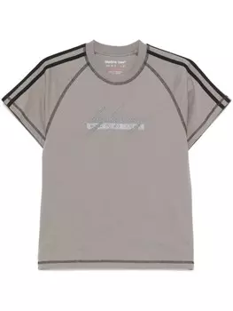 Футболка Martine Rose Raglan Shrunken, серый