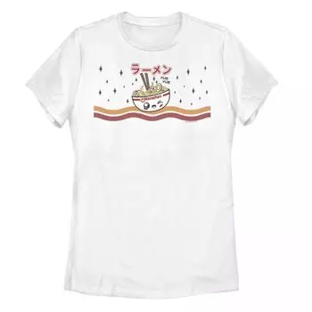 Футболка Maruchan Chibi для юниоров с изображением кандзи и надписью «Bowl Of Noodles» Licensed Character