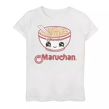 Футболка Maruchan Kawaii Baby Bowl с рисунком для девочек 7–16 лет Licensed Character