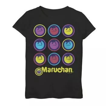 Футболка Maruchan с неоновым логотипом для девочек 7–16 лет Licensed Character