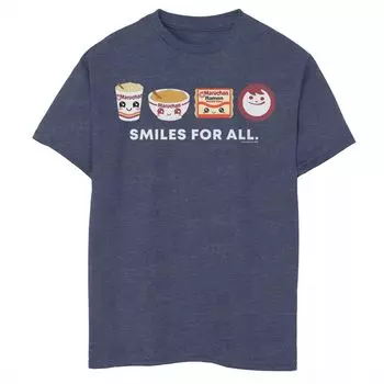Футболка Maruchan Smiles For All с графическим логотипом для мальчиков 8–20 лет Licensed Character