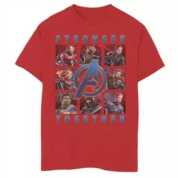 Футболка Marvel Boxes с изображением Мстителей для мальчиков 8–20 лет Licensed Character