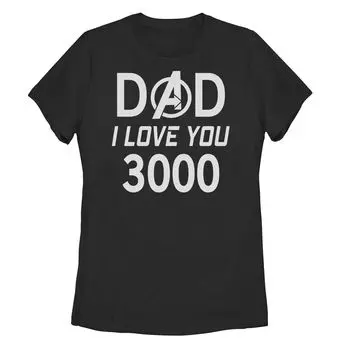 Футболка Marvel Dad I Love You 3000 для юниоров Licensed Character