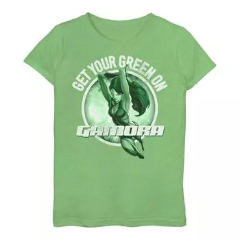 Футболка Marvel Gamora «Надевай зеленое» для девочек 3–16 лет ко Дню Святого Патрика Licensed Character