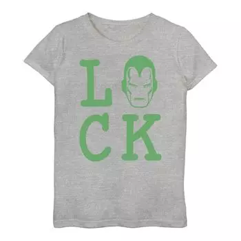 Футболка Marvel Iron Man «Luck» для девочек 3–16 лет ко Дню Святого Патрика Licensed Character