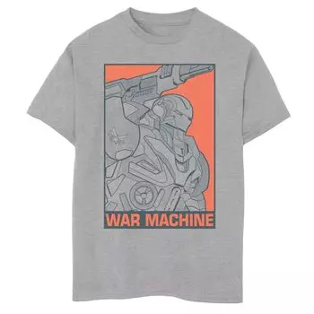 Футболка Marvel Pop War Machine для мальчиков 8–20 лет Licensed Character