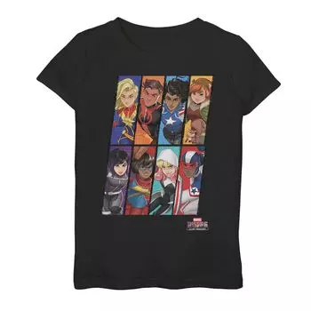 Футболка Marvel Rising Secret Warriors Hero для девочек 7–16 лет Marvel