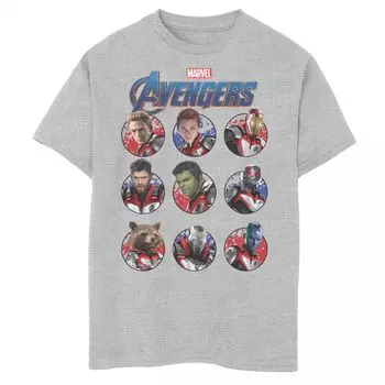 Футболка Marvel's Avengers Heroic Group для мальчиков 8–20 лет Licensed Character