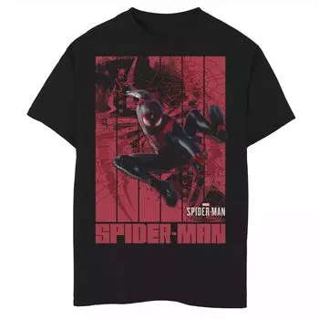 Футболка Marvel Spider-Man: Miles Morales для мальчиков 8–20 лет Licensed Character