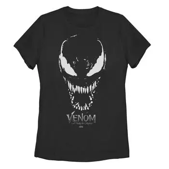 Футболка Marvel Venom для юниоров: Let There Be Carnage Big Face Venom Licensed Character