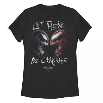 Футболка Marvel Venom для юниоров: Let There Be Carnage и Venom Showtime VS Licensed Character