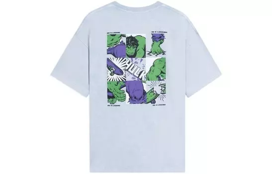 Футболка Marvel X Disney унисекс Water Mist Blue Lining, синий