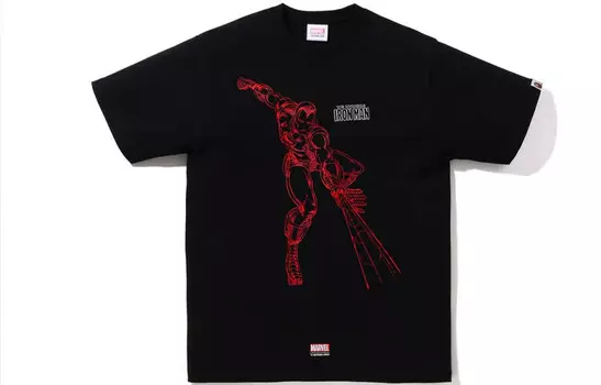 Футболка Marvel X унисекс A Bathing Ape, белый