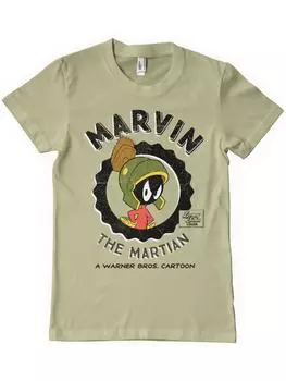 Футболка Marvin The Martian T-Shirt Looney Tunes , хаки