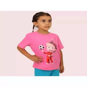 Футболка Маша в тренировочном костюме Masha And The Bear