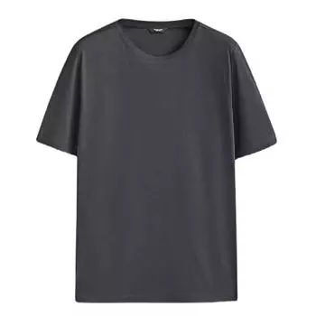 Футболка Massimo Dutti Short Sleeve Mercerised, серый