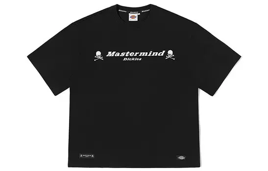 Футболка Mastermind Japan X для мужчин, белая, светоотражающий принт Dickies, белый