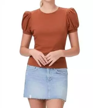 Футболка Matcha Tee Top цвета обожженной терракоты Paige, цвет burnt terracotta