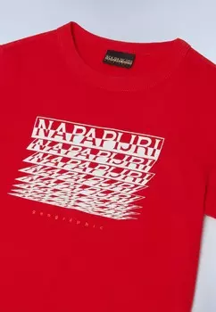 Футболка MATS UNISEX Napapijri, светло-красный