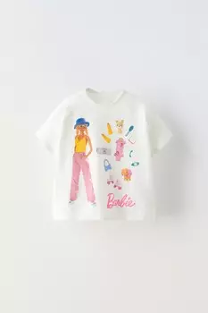 Футболка mattel barbie ZARA, розовый
