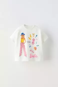Футболка mattel barbie ZARA, розовый