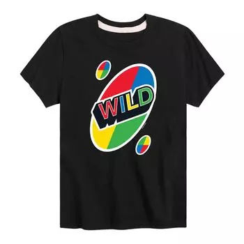 Футболка Mattel UNO Wild Card с рисунком для мальчиков 8–20 лет Licensed Character