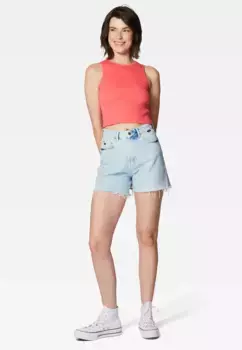 Футболка Mavi "ДЖЕРСИ БЕЗРУКАВОВ", верх укороченный, розовый