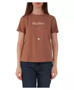 Футболка Max Mara, коричневый