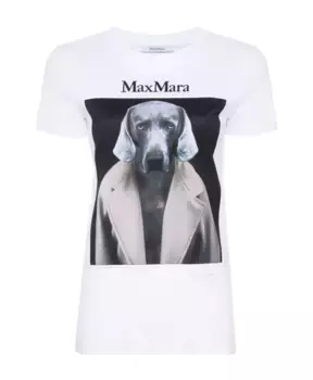 Футболка Max Mara, розовый