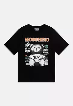 Футболка MAXI UNISEX MOSCHINO, черный