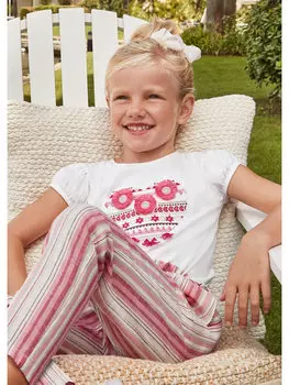 Футболка Mayoral, экрю