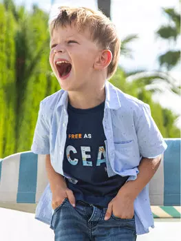 Футболка Mayoral, синий