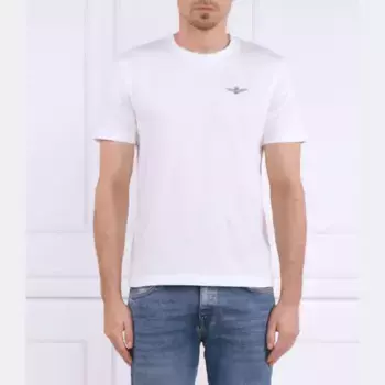 Футболка MC стандартного кроя Aeronautica Militare, белый