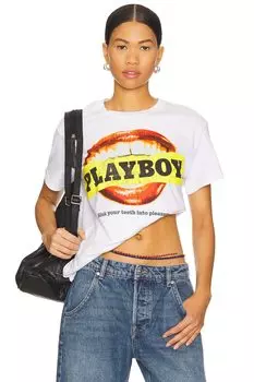 Футболка "Мечтай крупно" Playboy, white