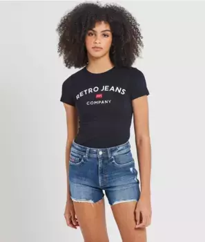 Футболка Melina Retro Jeans, черный