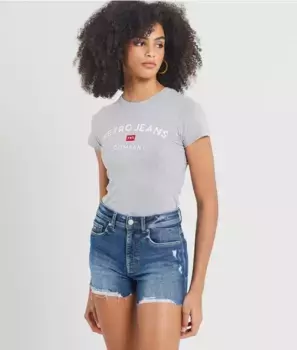 Футболка Melina Retro Jeans, серый