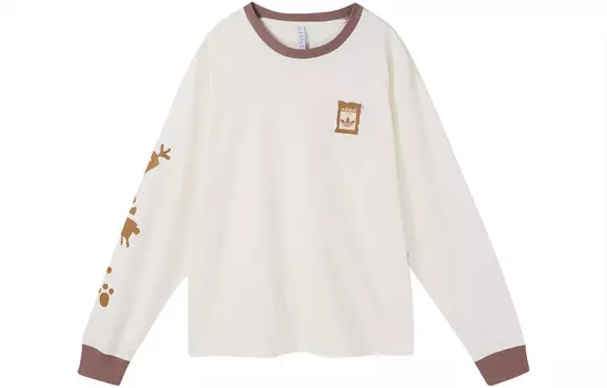 Футболка Melting Sadness X Rabbit Hole Series MTSS Collaboration унисекс с оттенком белого Adidas Originals, цвет Jade White