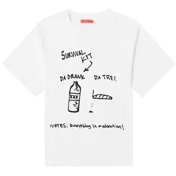 Футболка Members of the Rage Survival Kit, белый