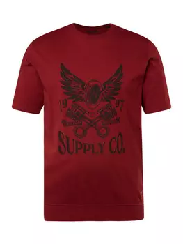 Футболка Men Plus, цвет burgunderrot