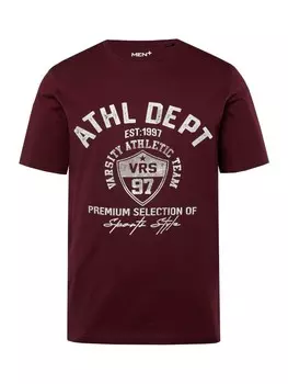 Футболка Men Plus, цвет dunkel weinrot