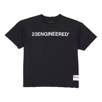 Футболка men's 23 engineered sports round neck short sleeve black t-shirt Air Jordan, черный