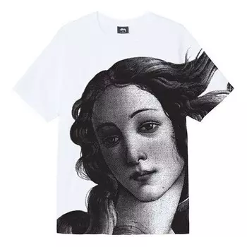 Футболка men's classic avatar short sleeve white Stussy, белый