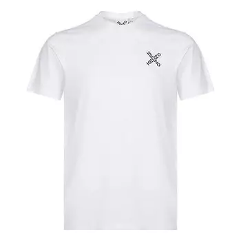 Футболка men's fw20 logo round neck short sleeve white t-shirt Kenzo, белый